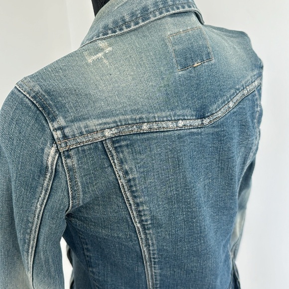 Kids Abercrombie & Fitch Distressed Jean Jacket - Picture 5 of 11